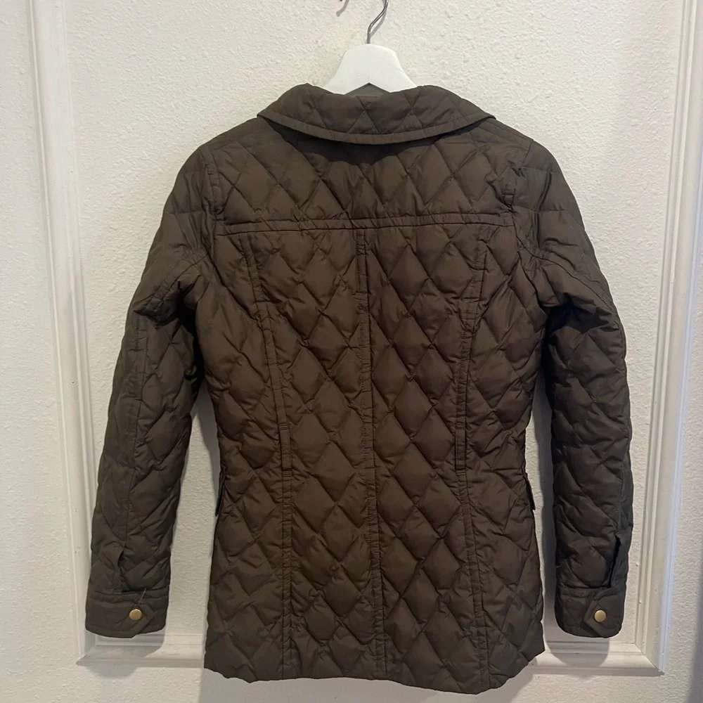 J. Crew Quilted Jacket - Olive Green